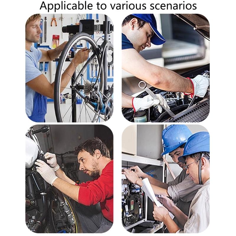 Ультратонкий двойной гаечный ключ для труднодоступных мест, различных ремонтных работ, высокопрочных стальных конструкций, механических работ