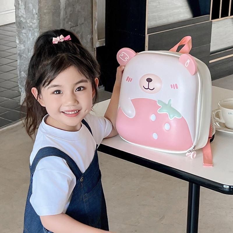 Рюкзак Медведь Маленький Большой Вместимости Материал ЭВА Подходит Для Детей Для Ежедневного Использования