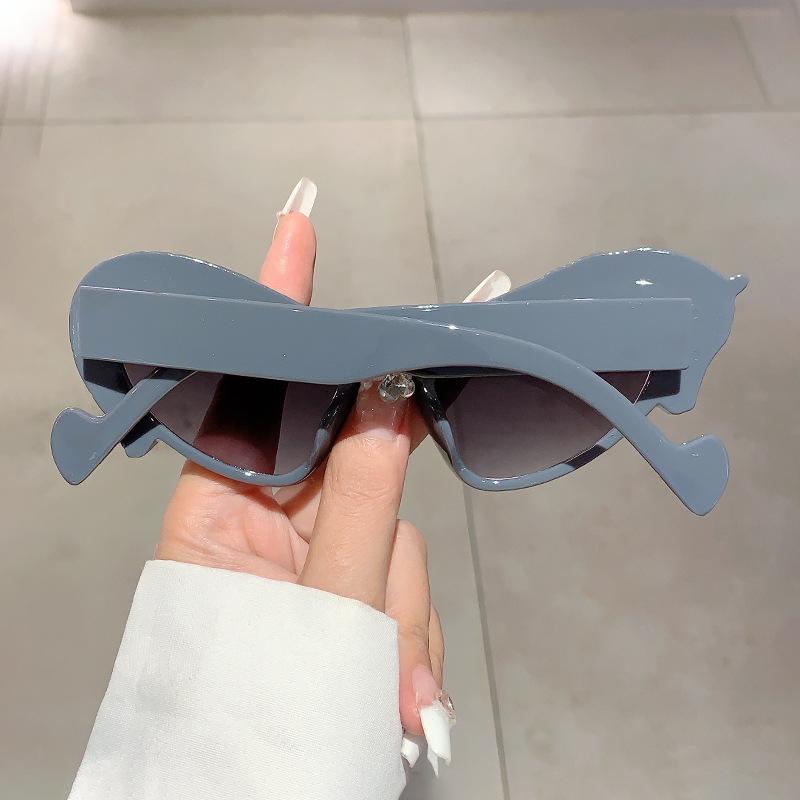 Модные винтажные солнцезащитные очки «кошачий глаз» с оправой в виде лошади для женщин и мужчин, солнцезащитные очки в стиле панк, люксовый брендовый дизайнерский смешной аксессуар