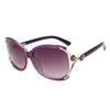 Newest Anti-UV Square Sunglasses for Women with Retro Camellia Design and Summer Glasses Case