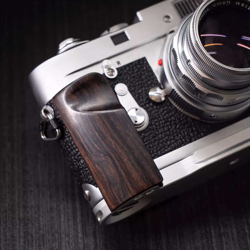 New Wooden L Handgrip For Leica M2 M3 M4 M6 M7 M4P MP MD MD2 MA Camera with Aluminum Alloy Base Support Quick Installation