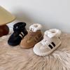 Children's Baby Short Boots Winter New Style with Plush and Thick Cotton Shoes To Keep Warm Boys' and Children's Anti Kick Snow Boots