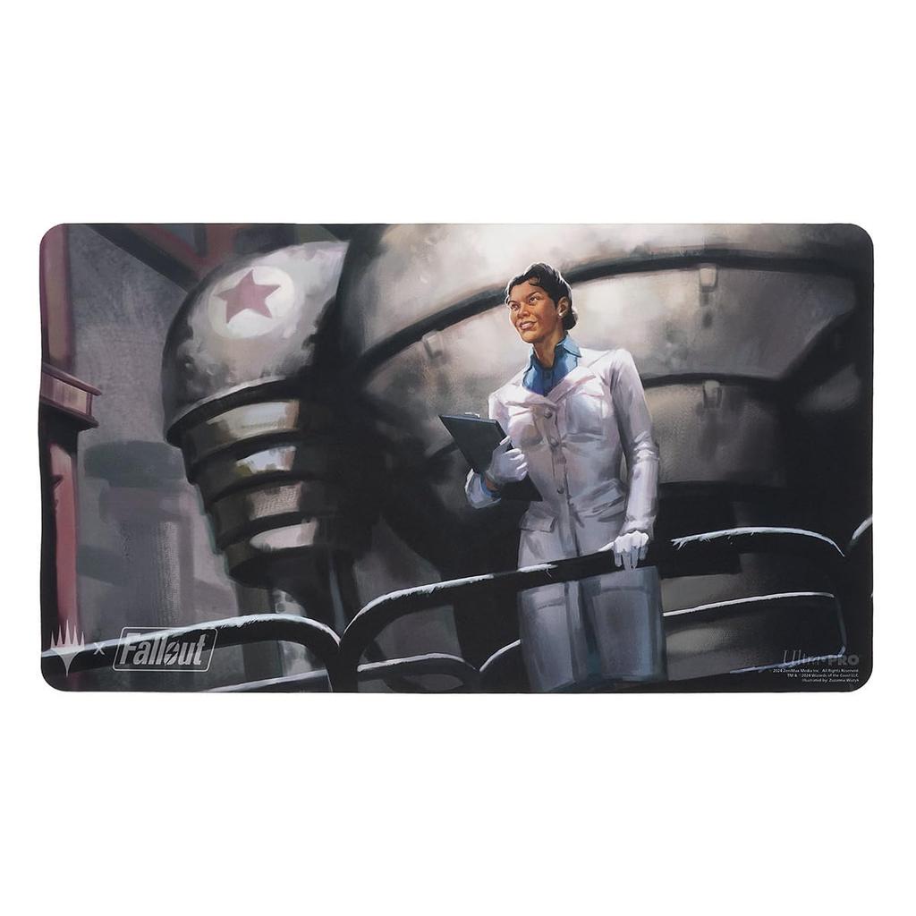 Ultra PRO - Fallout Playmat - Dr. Madison Lee - Limited Edition Collectible, Trading, Tabletop Game Essentials, Accessory for Magic: The Gathering