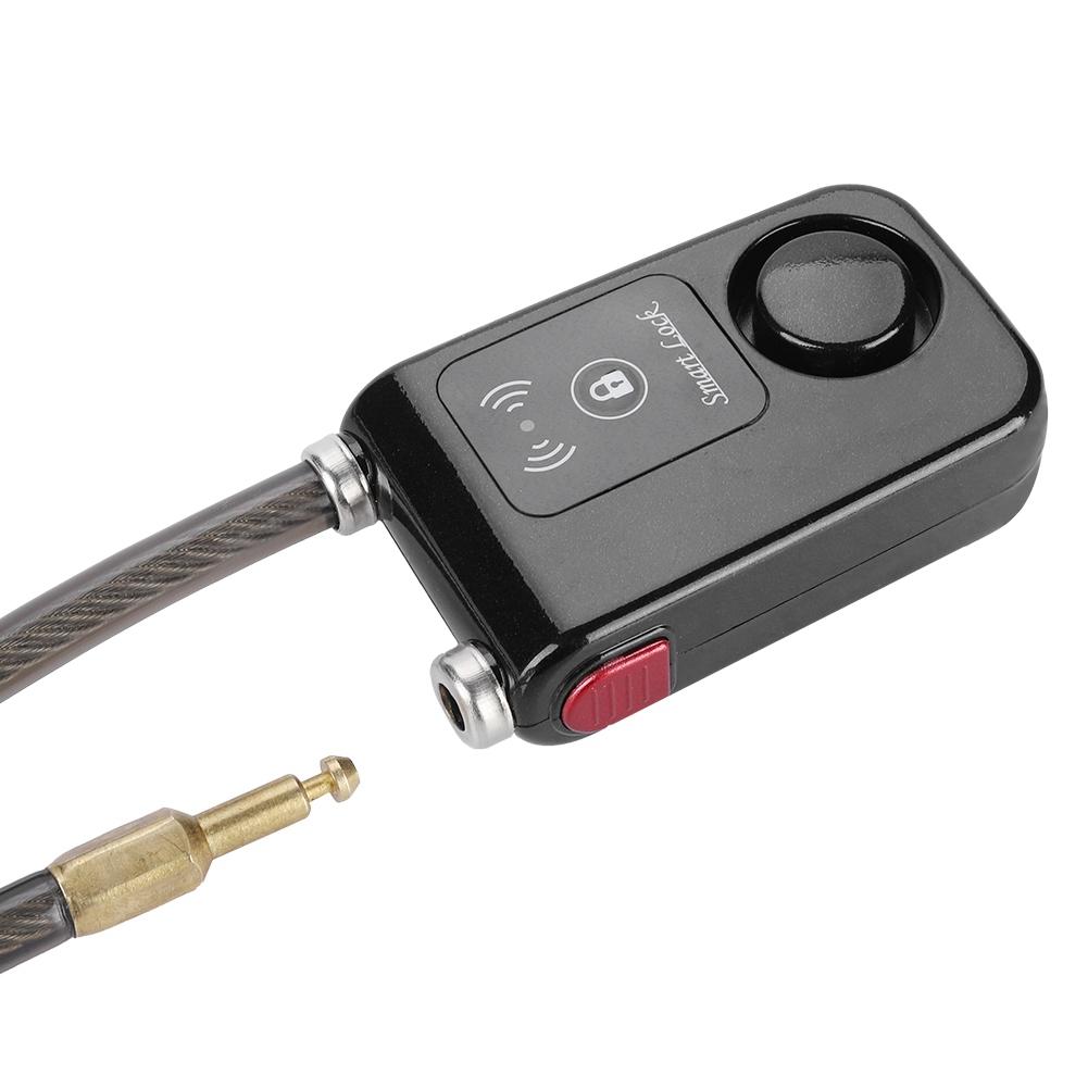 80 см умный бесключевой Bluetooth-замок водонепроницаемый 110 дБ тросовый противоугонный сигнальный велосипедный замок