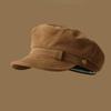 Warm Suede Berets Flat Top Artist Hat Vintage Newsboy Hat  Daily