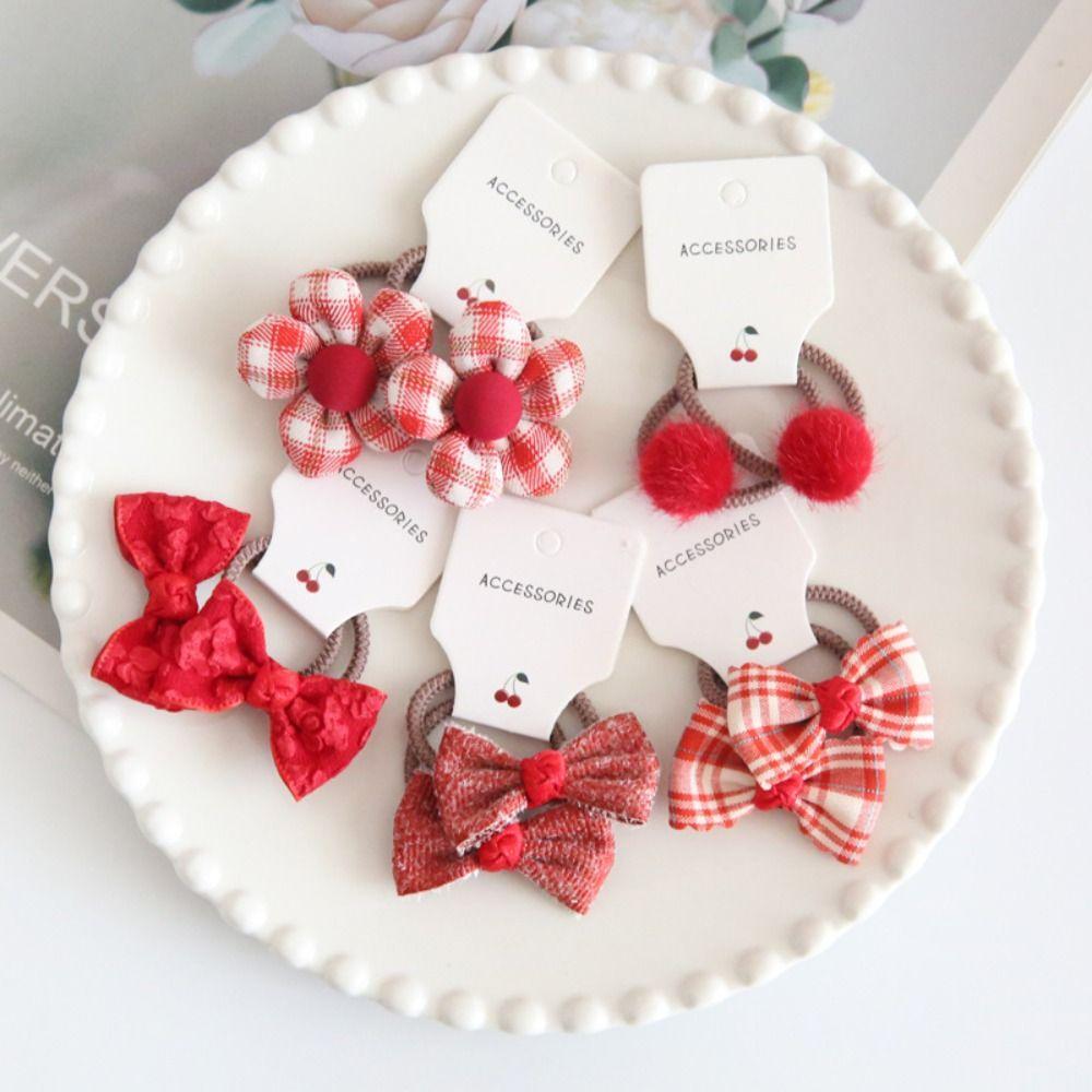 10 шт. милые резинки для волос бант детские резинки для волос для девочек эластичная резинка