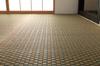 IKEHIKO Igusa Hanagoza Rug, 2-Tatami Size, Made In Japan, "Saijo" Beige, Edo-Style (Approx. 174 X 174 Cm)