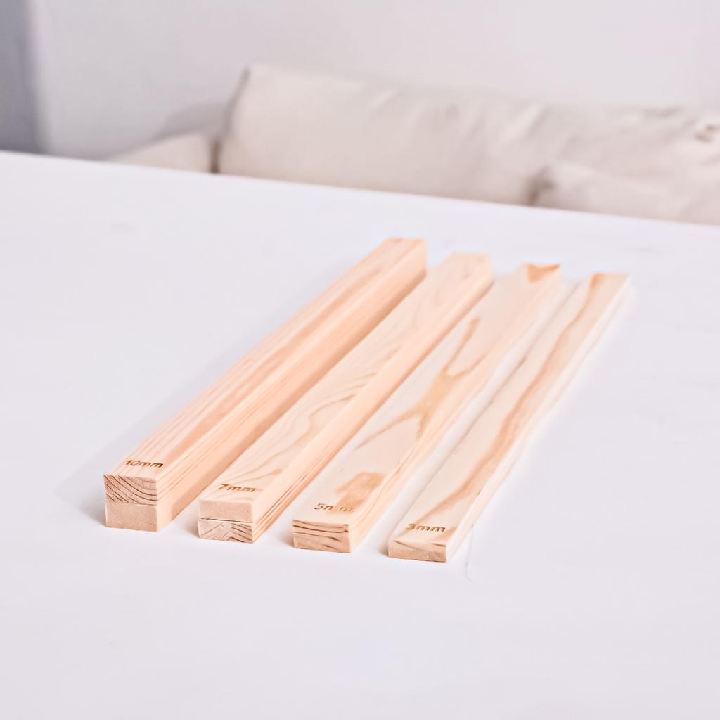8 шт. 3/5/7/10 мм керамическая направляющая для глиняной доски сосновые деревянные полоски деревянные линейки керамический инструмент для резки глины направляющие для дерева