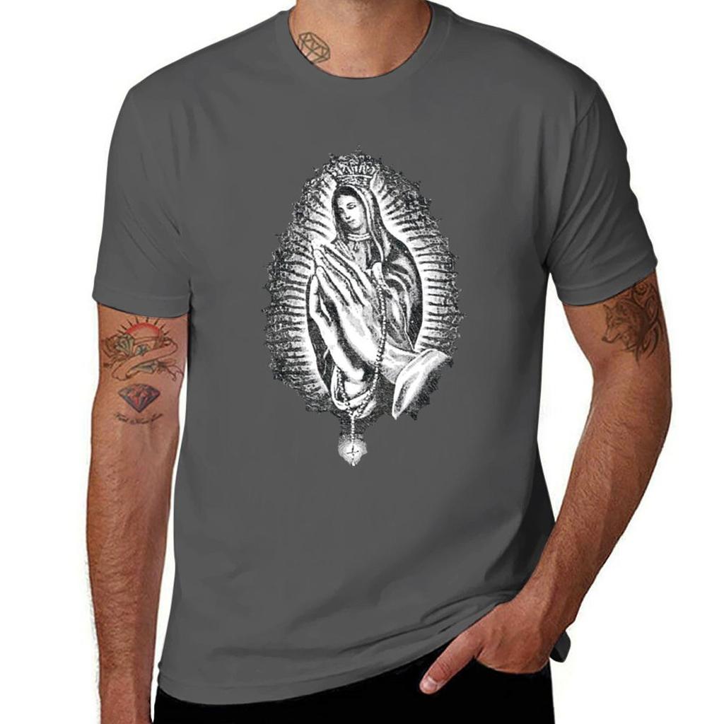 Our Lady of Guadalupe, Nuestra Se?ora de Guadalupe T-Shirt Soft Cotton Print T-Shirt