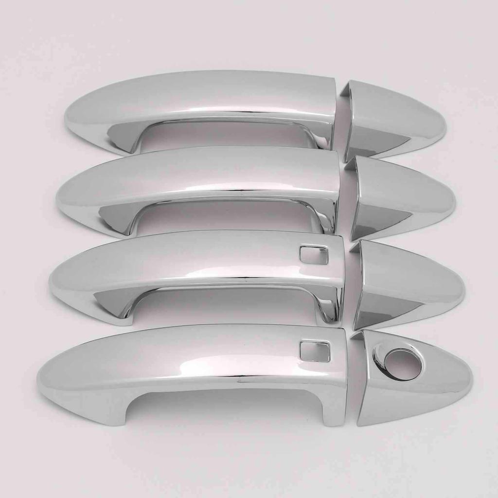 Подходит для Fiesta/Ecosport 09-14: Комплект декоративных накладок на дверные ручки и черных накладок на дверные чаши с рисунком из углеродного волокна