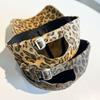 Vintage Leopard Print Baseball Cap for Women, Spring, Summer, Autumn Sun Protection Hat, Distressed and Ripped Duckbill Cap, Trendy