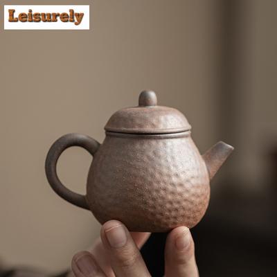 Старый Глиняный Керамический Чайник Грубой Лепки Креативный Заварочный Чайник Чайник Для Настаивания Чая С Фильтром Китайский Чай Для Украшения Чая Поделка