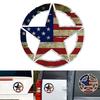 Off-road Vehicle Engine Hood Decoration Star Shaped Sticker Car Body PVC Decals Personalized Decal Sticker