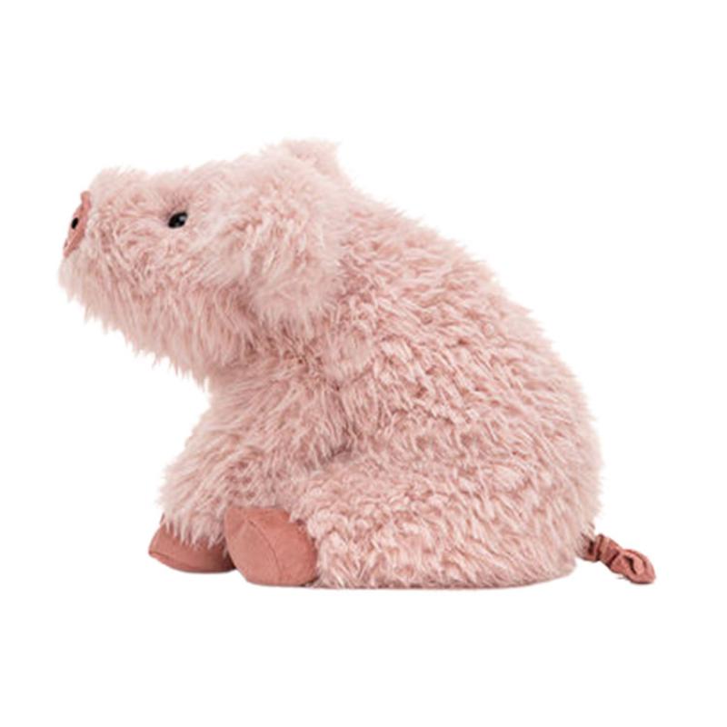 Jellycat Серия Домашние Животные SUPER SOFTIES Коли Фи Поросенок Милая Розовая Кукла Плюшевая Фигурка Высота 24 см