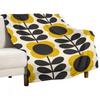 Orla kiely мультистебельные цветы, узор kiely, orla kiely design пледы одеяло роскошные диваны