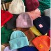 Wool Wool Hat Square Smiley Hat Autumn And Winter Thickened Men's Hundred Warm Hat Couple Knitted Hat Women's Hat
