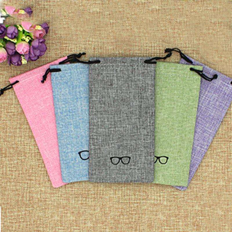 Good Bag Box Glasses Metal Linen Portable Protective Hard Shell Organizer Case
