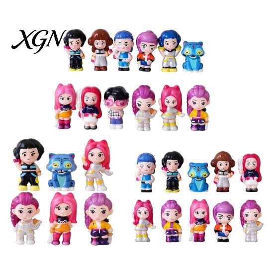Slow Rebound Squeeze Toy Anime Slow-Rising Figure Soft Fidget with Cute Calming Desk Character Design Portable Stress Relief Decompression Gadget