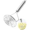 1шт. Картофельная толкушка из нержавеющей стали, картофельный процессор, ручная толкушка для картофельного пюре