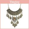 Лист Бохо Ожерелье Ювелирное Украшение с Дизайном Кисточки Для Энтузиастов Мода
