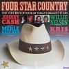 Виниловая пластинка JOHNNY CASH WILLIE NELSON MERLE HAG Four Star Country NE1278 KTel 1984 Ирландия Рок Б/у