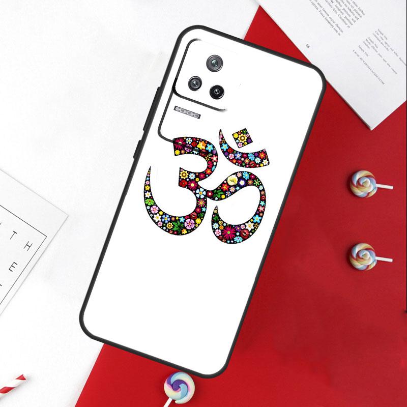 Чехол-обложка с индуистским символом Йога Ом для Xiaomi 13T 11T 12T 14T Pro 13 14 15 Ultra POCO X7 Pro X3 X5 X6 F5 F6 M6 Pro