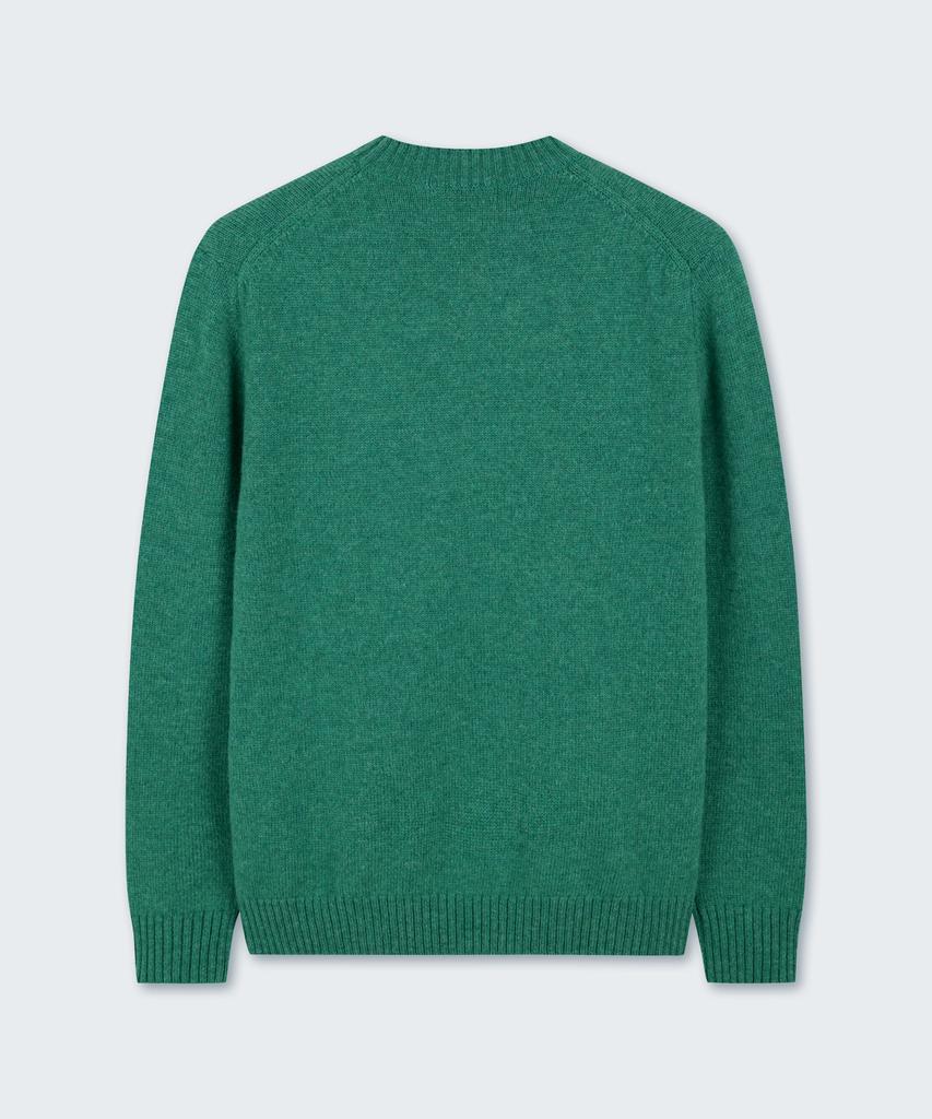 BROOKS BROTHERS [Heritage] Shetland Pullover Sweater (Green) (Bbwrmhg413)