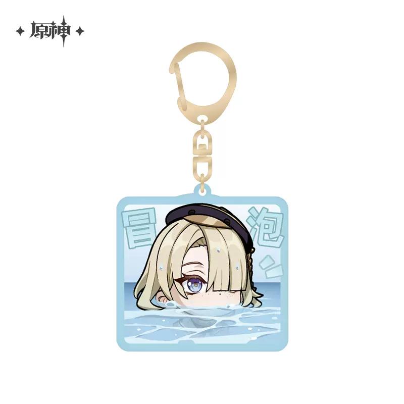 Sunsyea Официальный мерч Genshin Impact miHoYo Оригинальный Аутентичный Серия Fontaine Q Version Брелок Lyney Emilie Furina