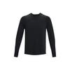 Solid Color Crew Neck Sweater Men Sweater Black 1373684-001