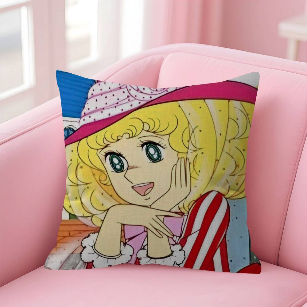 Anime Ccandy cute Candy Cushion Cover Inches Farmhouse Decor Home Throw Pillow Covers for Couch Decorations