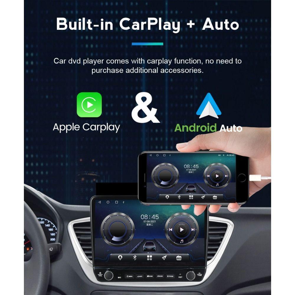Android Car Radio For Mitsubishi Outlander 2005-2011 With Button Knob 10 Inch Multimedia Player Navigation GPS Carplay 2+32GB