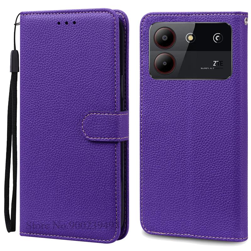 Для ZTE Blade A54 чехол кожаный кошелек флип чехол для ZTE Blade A54 чехол Coque Fundas для ZTE Blade A54 чехол для телефона бампер