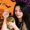 Collectible Cartoon Figure Halloween Cute Turtle Plush Toy with Wizard Hat, Soft Small Keychain Pendant Stuffed Animal, Pendant, Holiday Party Favors