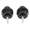 2Pcs Guitar Strap Locks Security Buttons Heavy Duty Metal Flat Round Head Non Slip Fall Resistant
