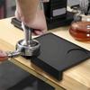 Corner Edge Silicone Coffee Tamper Mat Non-Slip Coffee Powder Press Pad Espresso Tamping Pad  Cafe