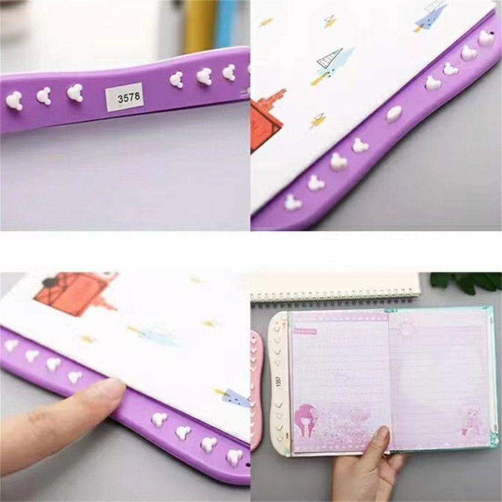 Stationery Cartoon Student Small with Lock Small Notebook Notepad Password Diary Password Notebook