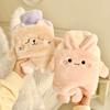 Cartoon Rabbit Panda Hot Water Plush Bags Kawaii Hot Water Bottle Cute Warm Water Bag Portable Hand Warmer with Cloth Cover