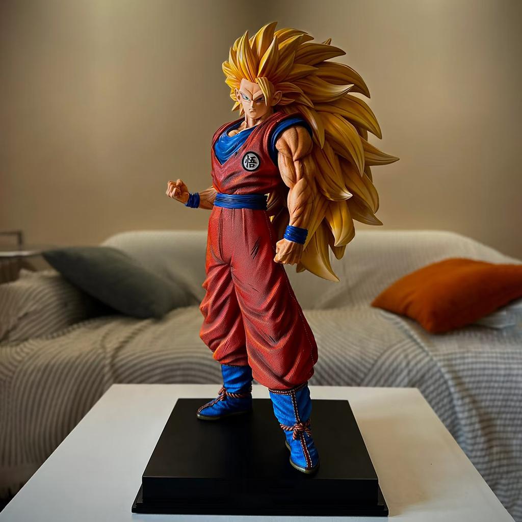 54 см/21,26 дюйма Фигурка Dragon Ball Z Сон Гоку Ssj3 Супер Сайян Гоку Фигурки Действия JT Статуя Коллекционная Модель Игрушки Подарки