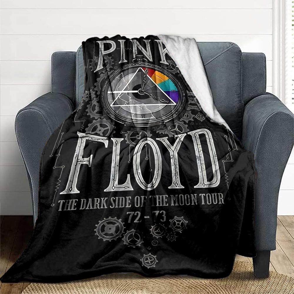 1pc Pink Floyd Blanket Soft All Season Throw with Vibrant Design, Perfect for Home, Travel, and Gifts, Ideal for Naps and Camping