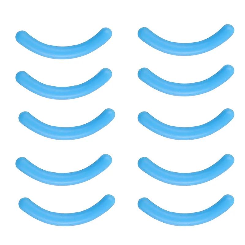 Цветные щипцы для завивки ресниц, сменные резиновые 10 шт./компл., черные, белые, розовые эластичные щипцы для завивки ресниц, сменные резиновые полоски, аксессуары