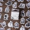46 Штук/Коробка Ретро Предметы Наклейки в Коробках Наклейки для Запечатывания Фотоальбомы Дневники Открытки Декоративные Коллажи