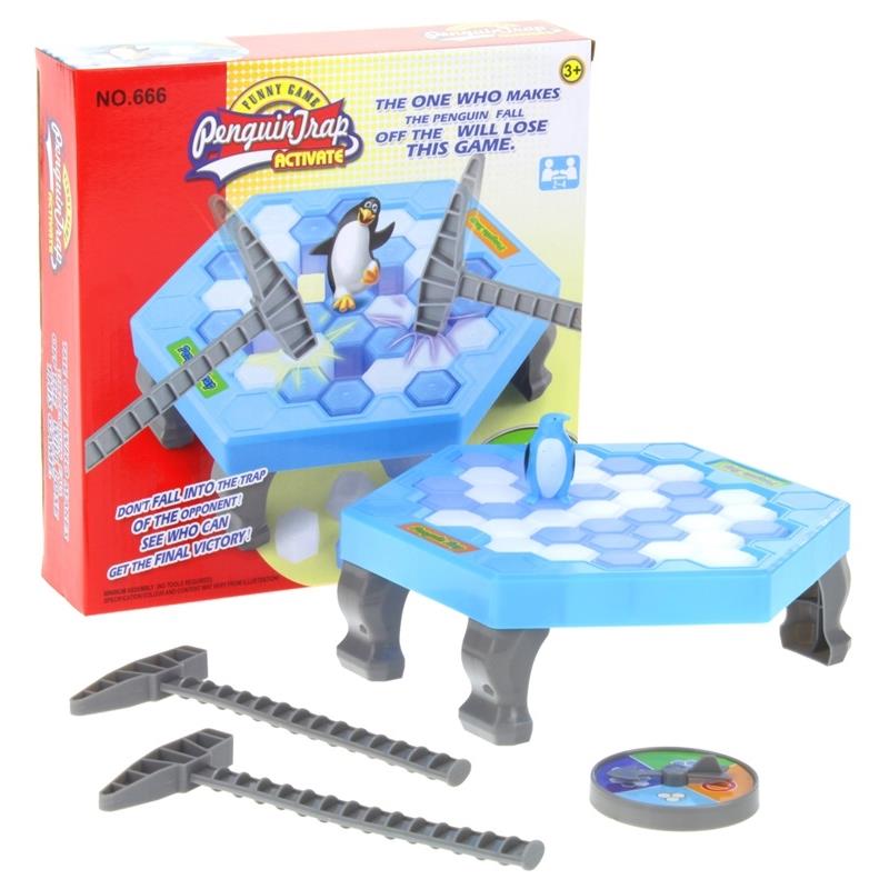 Penguin Log Trap Arcade Game
