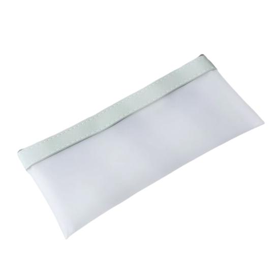 Прозрачный пенал большой емкости на молнии ПВХ водонепроницаемый прозрачный пенал органайзер для кистей для макияжа