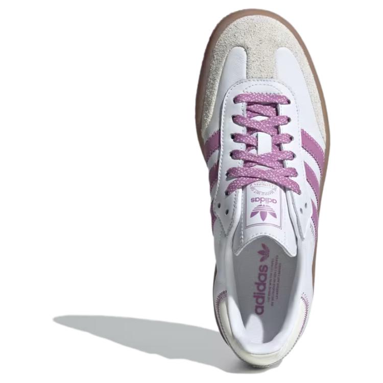 adidas Sambae White Preloved Purple Женские кроссовки Cloud-White Off-White IE9106