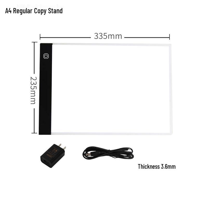 A4 LED Anime Drawing Board - Light-Up Tracing Table for Calligraphy, Sketching, and Diamond Painting.