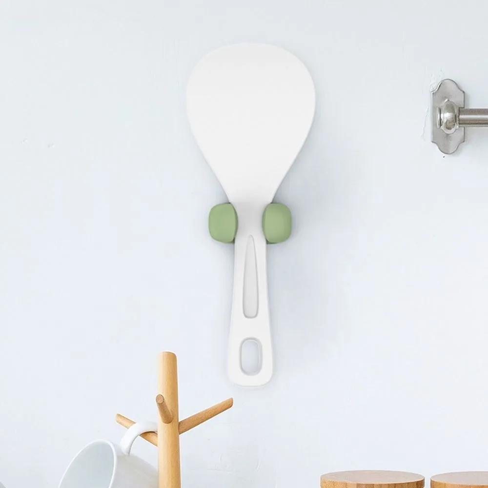 Kitchen Rice Scoop Holder New Multipurpose Utensil Rack Silicone Organizer