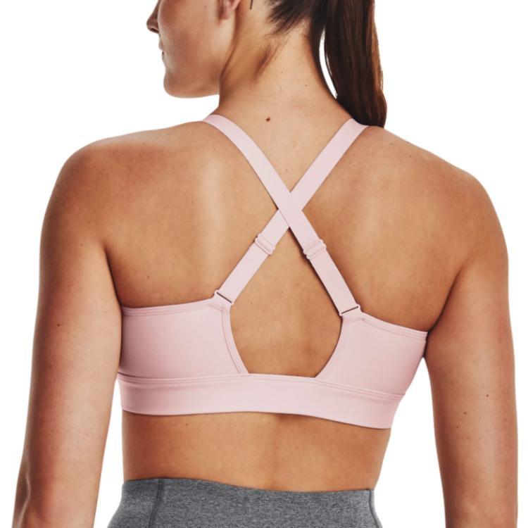 (WMNS) Under Armour Continuum Mid Sports Bra 'Light Pink' Women's 1372559-676