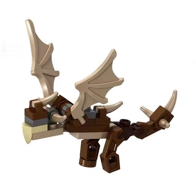 Большая Акула Карликовый Кабан Рогатая Овца Животное-Маунт Аксессуары Брони Оружие Фигурки Средневековых Рыцарей Строительные Блоки Детские Игрушки