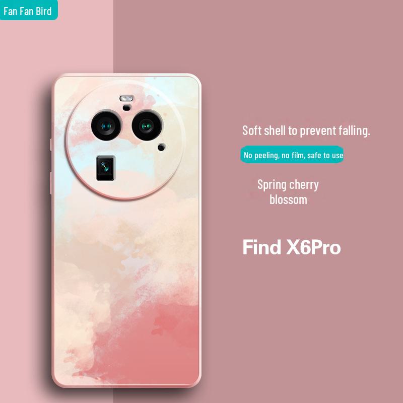 Liquid Silicone Anti-fall Case for OPPO Find X6 Pro - Compatible with Find X5/X3/X3 Pro X2