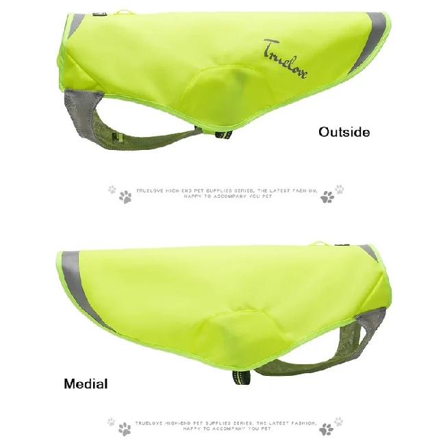 Truelove Pet Dog Clothes Reflective Waterproof Breathable Adjustable Outdoor Dog Coat Jacket Pet Apparel TLG2681